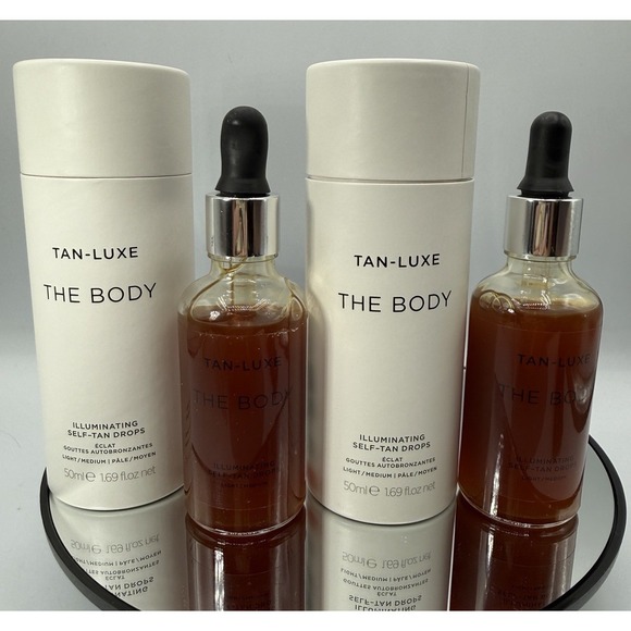 Tan-Luxe Other - SET OF 2 TAN  Luxe Body Illuminating Self Tan Drops , *LIGHT MEDIUM* 1.69 oz NIB